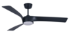 Beacon Line plafondventilator zwart 132 centimeter met lamp