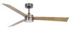 Beacon Airfusion Climate IV plafondventilator nikkel teak 132 centimeter
