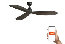 Faro Barcelona 34301WT Palma M plafondventilator bruin met app 129 cm