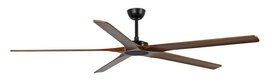 Faro 34190 Barcelona Bigwood XL plafondventilator zwart/walnoot 200 cm