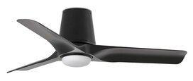 Faro Barcelona 338271S Hey Tub S plafondventilator met verlichting zwart 90 cm