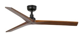 Faro Barcelona 34277 Klim M plafondventilator zwart/walnoot 125 cm