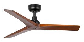 Faro Barcelona 34278 Klim S plafondventilator zwart/walnoot 93 cm