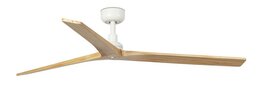 Faro Barcelona Klim L plafondventilator wit/eikenhout 150 cm