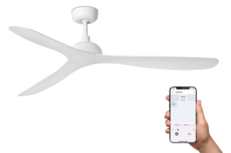 Faro Barcelona 33446WT Gotland Tuya L plafondventilator wit met app 132 cm