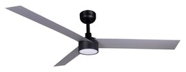 Faro Barcelona 342871S Cruiser XL plafondventilator met verlichting zwart/aluminium 160 cm