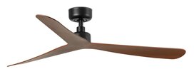 Faro Barcelona 34197 Rocker L plafondventilator zwart/walnoot 132 cm