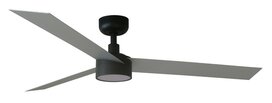Faro Barcelona 342861S Cruiser L LED plafondventilator zwart/aluminium 132 cm