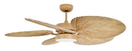 Beacon 213268 Bali plafondventilator Naturel met verlichting 132 cm
