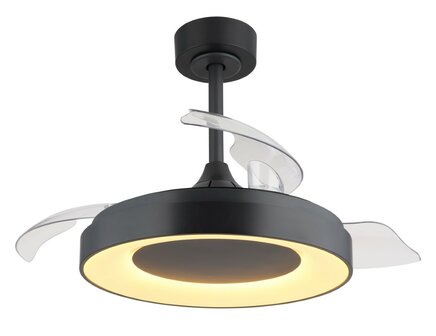 Globo Elina LED plafondventilator grijs met verlichting 45 cm