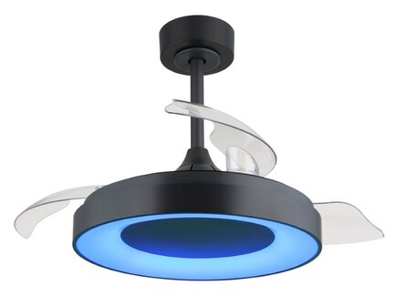 Globo Elina LED plafondventilator grijs met verlichting 45 cm