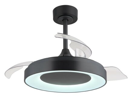 Globo Elina LED plafondventilator grijs met verlichting 45 cm