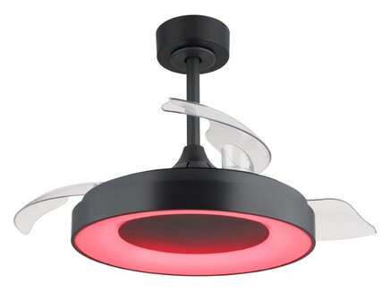 Globo Elina LED plafondventilator grijs met verlichting 45 cm