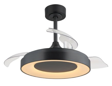 Globo Elina LED plafondventilator grijs met verlichting 45 cm