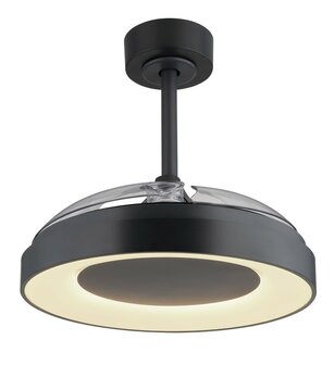 Globo Elina LED plafondventilator grijs met verlichting 45 cm