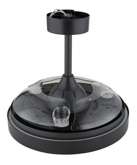 Globo Elina LED plafondventilator grijs met verlichting 45 cm