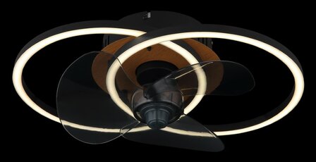 Globo Karen LED plafondventilator met verlichting 28 cm licht