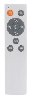 Globo Alisha plafondventilator met verlichting zwart 43 cm afstandsbediening