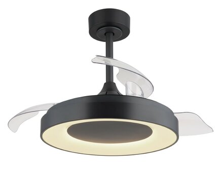 Globo Elina LED plafondventilator grijs met verlichting 45 cm