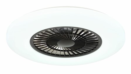 Globo Alva Led plafondventilator wit/zwart 59,5 cm