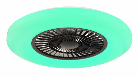 Globo Alva Led plafondventilator wit/zwart 59,5 cm
