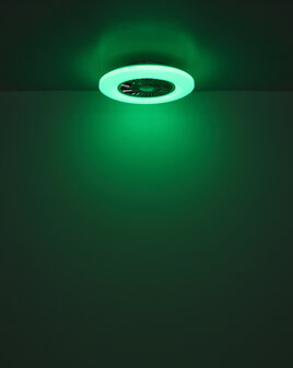 Globo Alva Led plafondventilator wit/zwart 59,5 cm