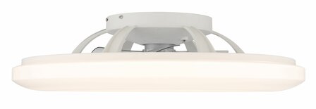 Globo Alva Led plafondventilator wit/zwart 59,5 cm