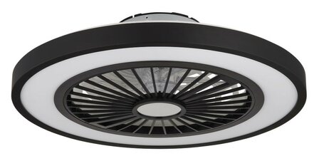 Globo Blizzak Led plafondventilator zwart 54 cm