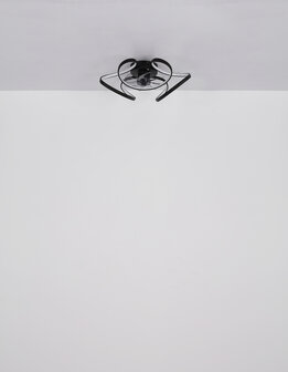 Globo Loris LED plafondventilator met verlichting zwart 56 cm