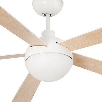Faro Barcelona Izaro L LED plafondventilator met verlichting wit 130 cm