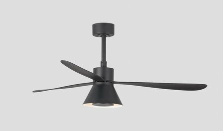 Faro Barcelona Amelia L Cone LED Tuya plafondventilator zwart 132 cm
