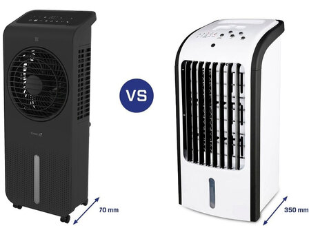 Clean Air Optima CA-104 mobiele aircooler met luchtzuiveraar zwart