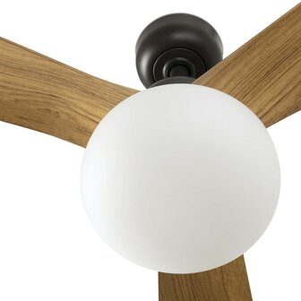 Faro Barcelona 34360-11L Outwood L plafondventilator bruin/eikenhout 150 cm lamp