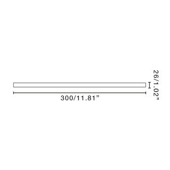 Faro Barcelona Amelia verlengstang zwart 30 cm afmetingen
