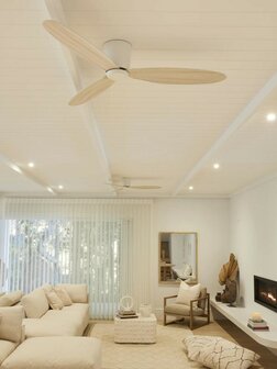 Beacon Airfusion Radar plafondventilator lichthout 132 centimeter woonkamer