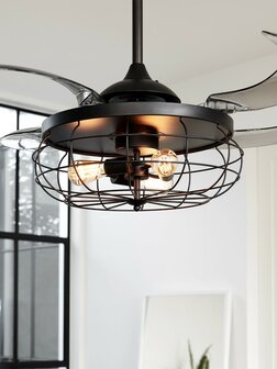 Beacon Fanaway Industri plafondventilator matzwart 122 cm 212920