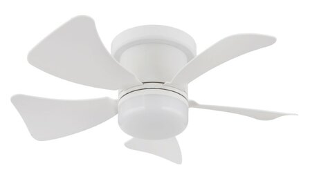 Globo Hines LED plafondventilator wit 41 cm