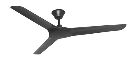 Beacon 21321649 Lucci Air Abyss plafondventilator zwart 142 cm