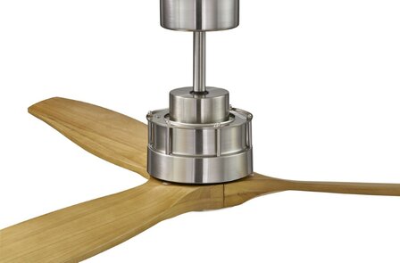 Beacon Airfusion Akmani plafondventilator chroom teakhout 156 centimeter