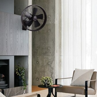 Beacon 213124EU Breeze wandventilator matzwart 41 cm