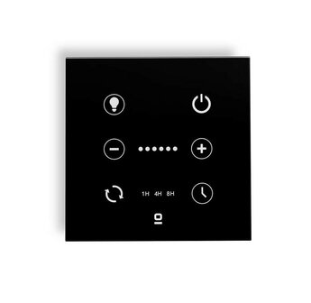 Faro Barcelona 33988 draadloze wandschakelaar zwart