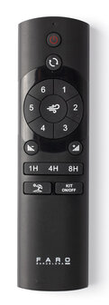 Faro Barcelona Cruiser S plafondventilator matzwart 106 cm afstandsbediening