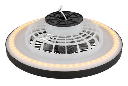 Globo Blizzak Led plafondventilator zwart 54 cm