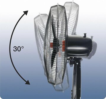 Honeywell HSF1630E4 staande ventilator zwart kantelbaar