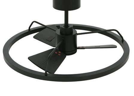 Beacon 516124 Lucci Air Cessna zwart plafondventilator met verlichting 70 cm