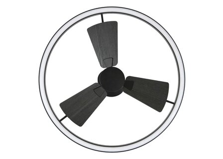 Beacon 516124 Lucci Air Cessna zwart plafondventilator met verlichting 70 cm