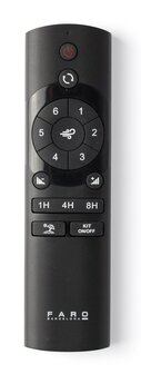 Faro Barcelona 34363WT Outwood L plafondventilator wit met app 150 cm afstandsbediening