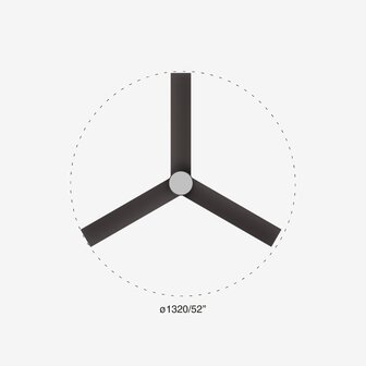 Faro Barcelona 34291WT-1TW Tuya Cruiser L LED plafondventilator met ledverlichting matzwart met app 132 cm diameter