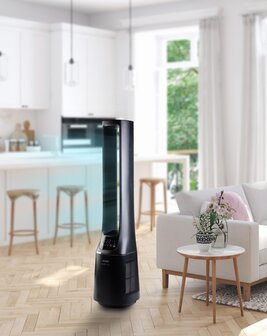 Domo DO8160 Smartflow 2-in-1 kolomventilator zwart 106 cm in kamer
