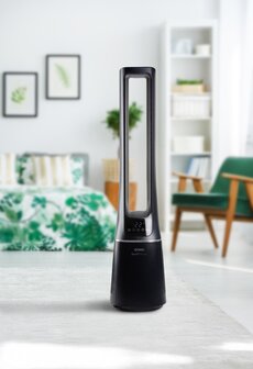 Domo DO8160 Smartflow 2-in-1 kolomventilator zwart 106 cm in kamer